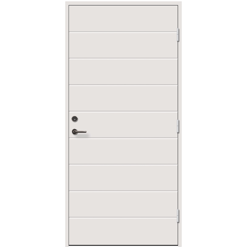 Ytterdörr 895 10x21 H VIT Marina tät STARDÖRREN