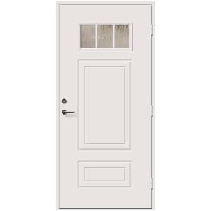 Ytterdörr 883G 10x21 H VIT Merle glas SP02 STARDÖRREN