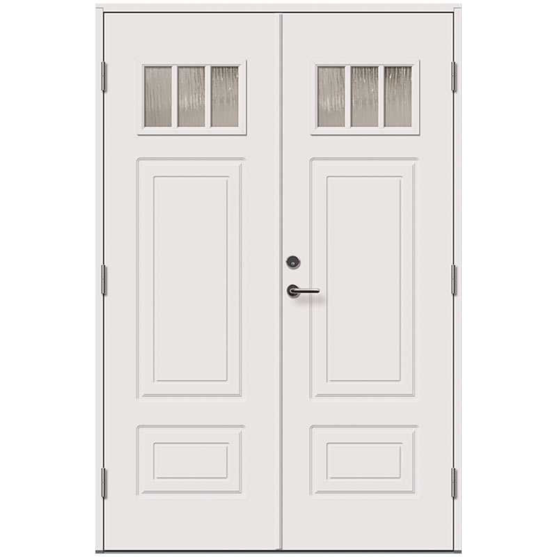 Ytterdörr par 883PG 14x21 VIT Merle cotswoldglas STARDÖRREN