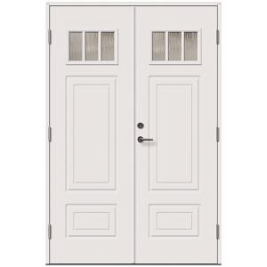 Ytterdörr par 883PG 14x21 VIT Merle cotswoldglas STARDÖRREN