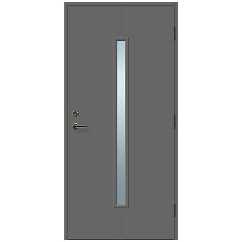 Ytterdörr 891G 9x20 H Sacha vitmålad klarglas STARDÖRREN