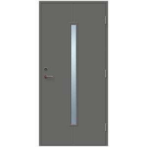 Ytterdörr 891G 10x20 H Sacha vitmålad klarglas STARDÖRREN