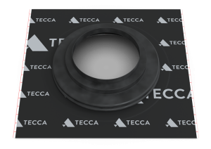 Stos, T-Stos butyl 100-125mm 350x350mm