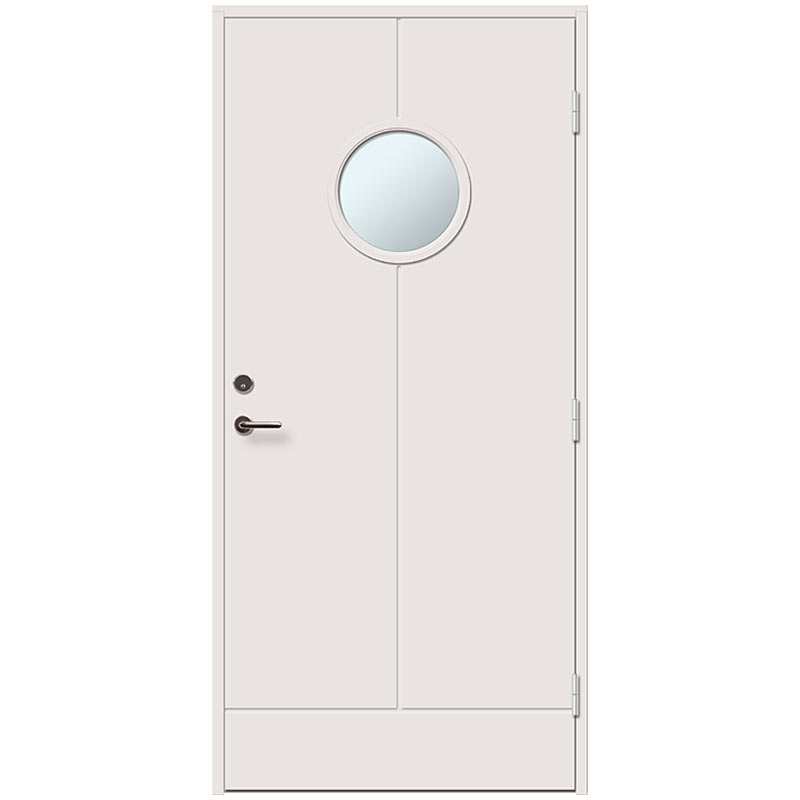 Ytterdörr 878G 9x20 H Vanja vitmålad klarglas STARDÖRREN