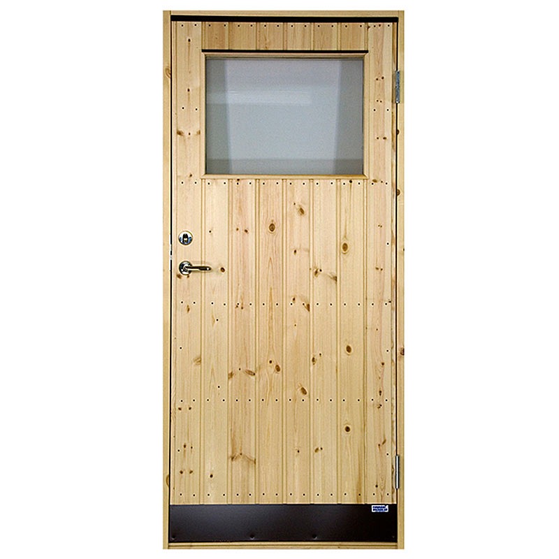 Förrådsdörr YD8G 10x20 Högerhängd STAR Kallförråd Klarglas