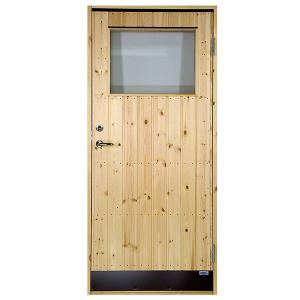 Förrådsdörr BYD8G 8x18,5 Högerhängd STAR Kallförråd Klarglas