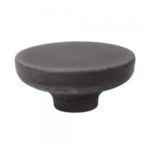 Concrete knob Strand Dark grey Medium