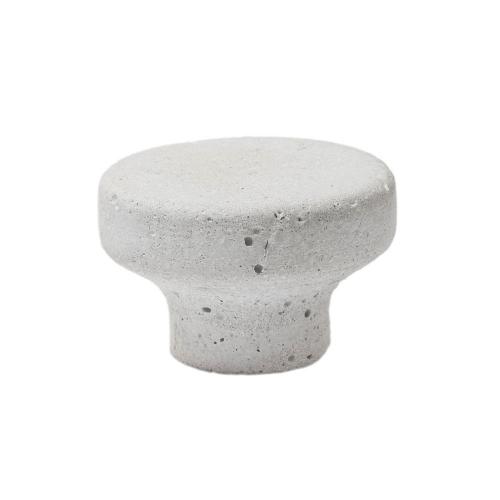 Concrete knob Strand White Small