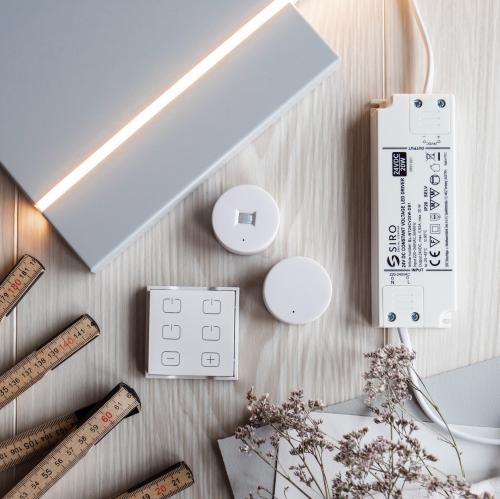 Strömbrytare Kontrollbox Vit