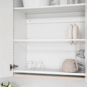 Dish shelf White