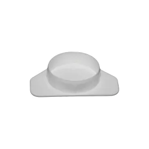 35 mm White Hinge Hole Cover Plug