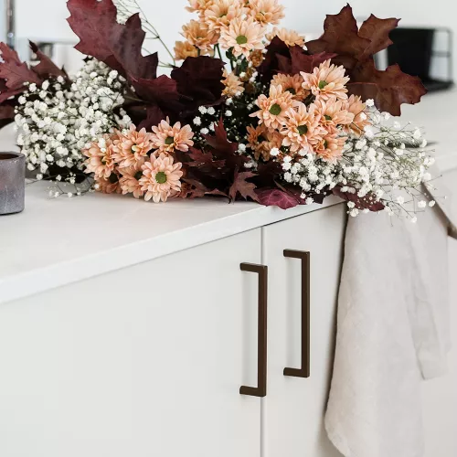 Handtag Linfalk Brun