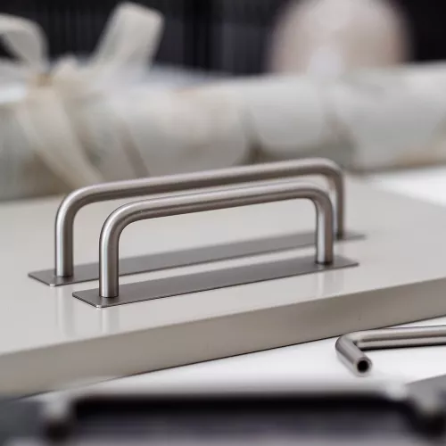 Handtag Ullevi Borstad nickel