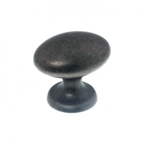 Oval knob 4010 Black antique