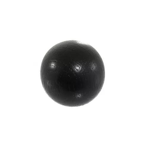 Wood Knob Ball Black Oak