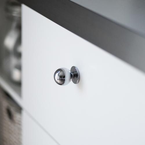 Kitchen knob Berg Chrome