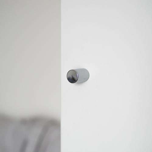 Knob Graf Metal Chrome