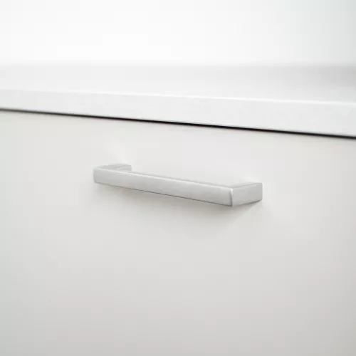 Handtag Fyrudden Borstad krom