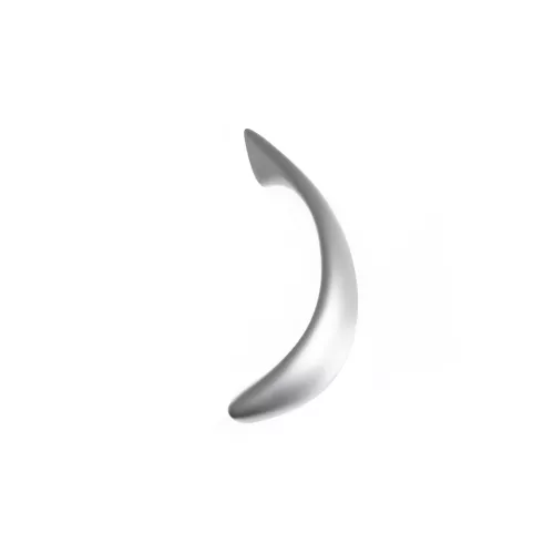 Wardrobe handle Herring Brusched nickel