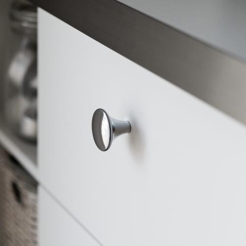 Köksknopp Mushroom Krom