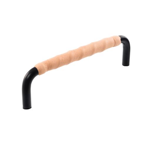 Leather handle 7353 Black & Nature