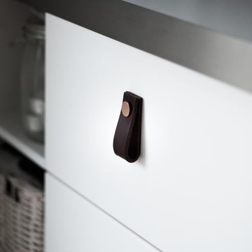 Leather loop Brown & Copper