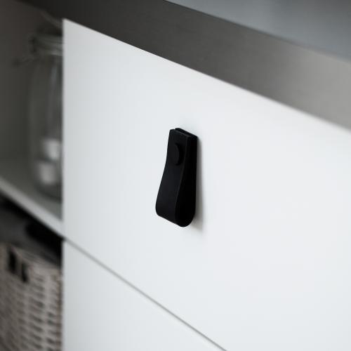 Leather loop Black & Black