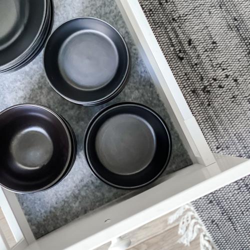 Måttanpassad Filtmatta Grå