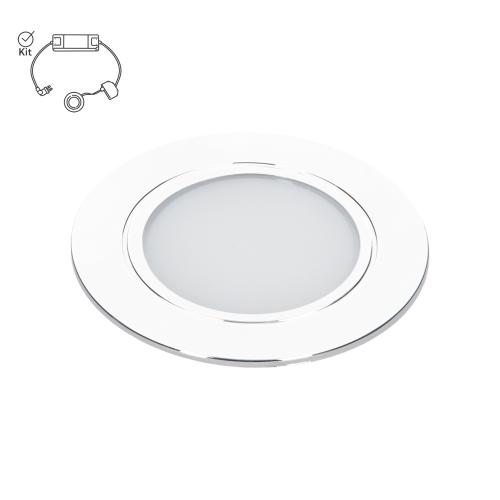 LED Spotlight Complete kit Chrome