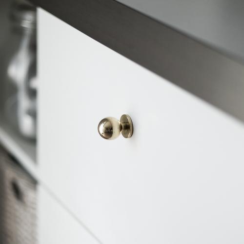 Kitchen knob Berg Brass