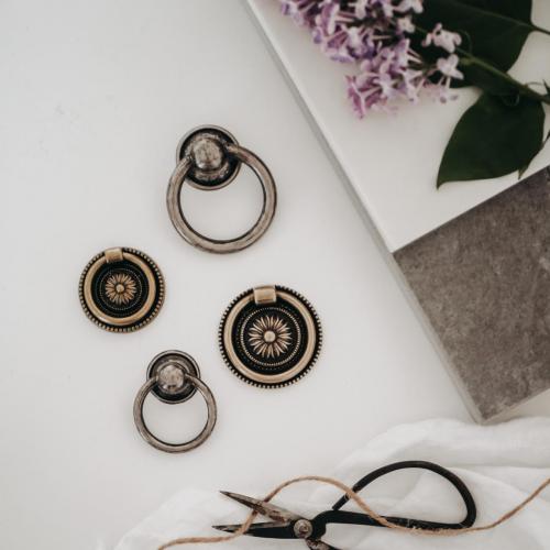 Ringhandtag Ringstorp Svart antik