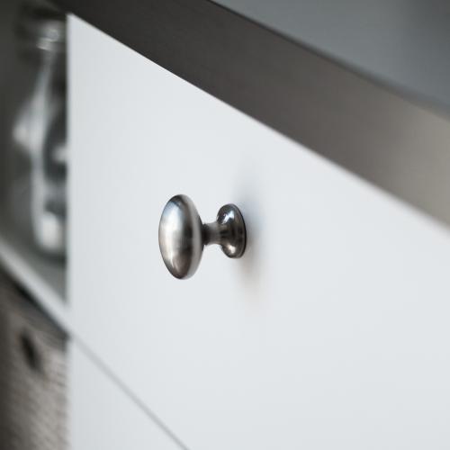 Oval knob 4010 Nickel