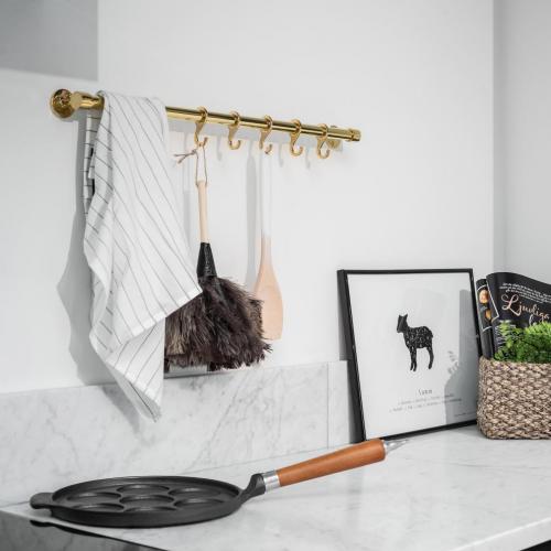 Krok Redskapshängare Mässing