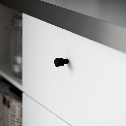 Relief Knob Black 16mm