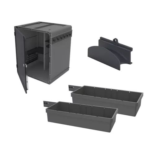 Komplett kit - Medicinskåp, Slanghållare & Backar