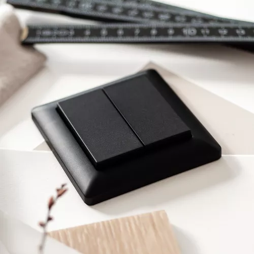 Push Power Strömbrytare Svart 4-väg