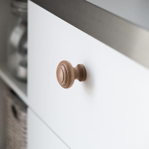Wooden Knob 9255 Rillan Beech