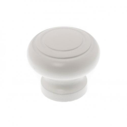 Wooden Knob 9255 Rillan White