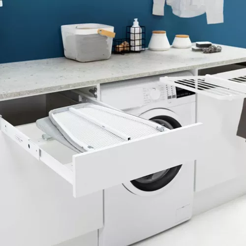 Pull-out ironing board