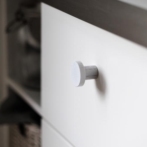 Wooden Knob Yumi White Oak