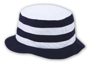 Sommarhatt vit och blå