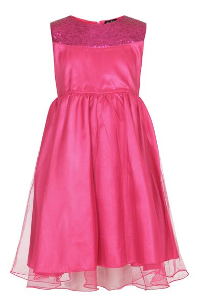 Festklänning Lisa - ceriserosa