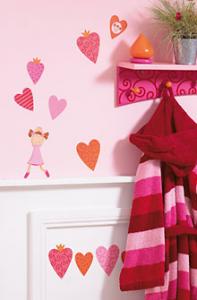 Väggklistermärken Hjärtor