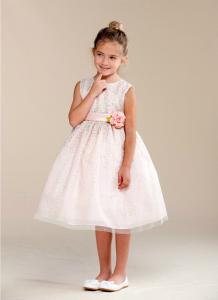 Finklänning Harper - aprikosrosa