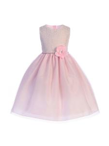 Rosa barnklänning Amira