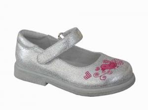 Silverfärgad ballerinasko Alma