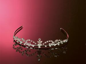 Tiara med strass