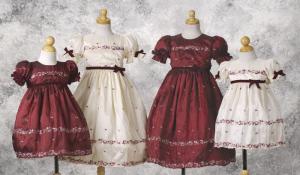 Vinrött finklänning Ulrika