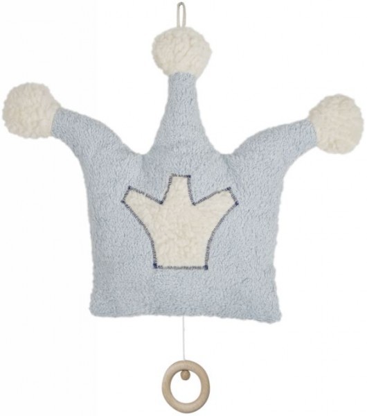 Speldosa Krona - ljusblå
