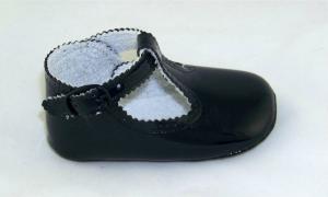 Marinblåa lackskor baby